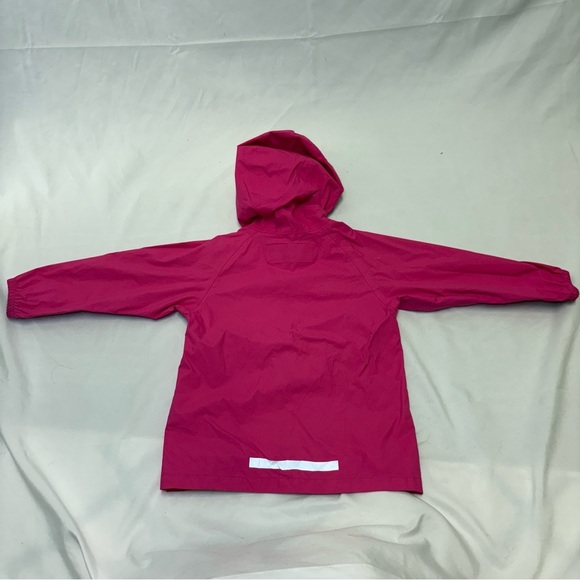 MEC 24 Month Infant Rain Jacket Full Zip Hooded Nylon Waterproof Pink Reflective - Picture 5 of 7